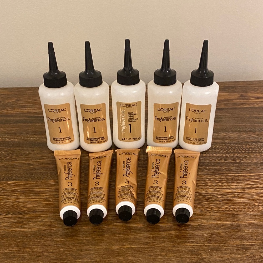 New, sealed L’Oréal Preference cream developer and conditioner